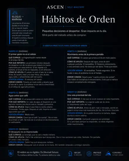 Hábitos de Orden